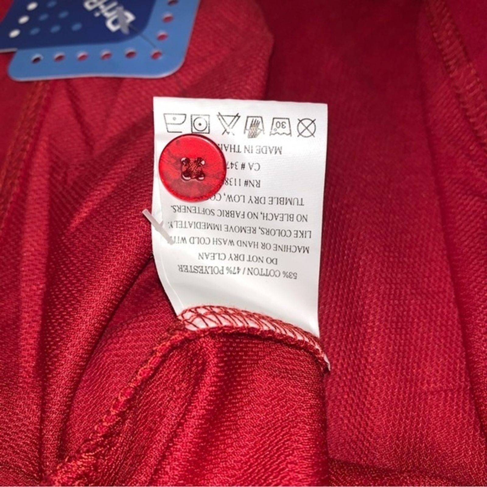 New Zorrel Golf Polo Shirt Men's 5xl Red Short Sleeve Dri-Balance Preppy Top — image 5 of 8
